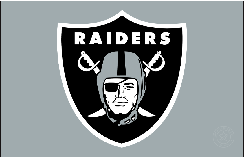 Las Vegas Raiders 2020-Pres Primary Dark Logo iron on transfers for clothing